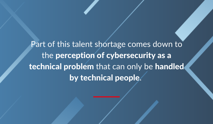 Talent shortage in cybersecurity