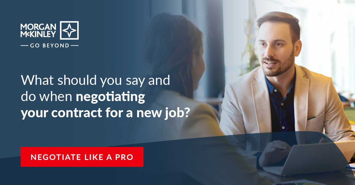 Employment Contract Negotiation - 8 Key Tips | Morgan McKinley Recruitment